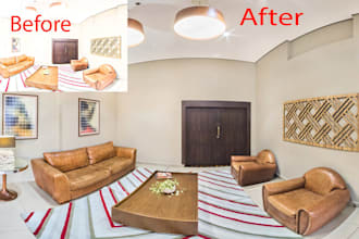 do professional real estate hdr photo editing and retouching