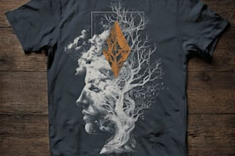 do typography tshirt graphics t shirt and merchandise design
