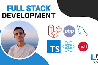 be your full stack larave and react developer