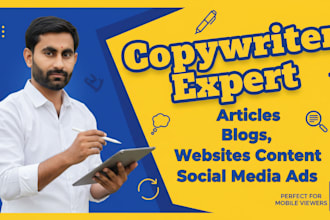 be your web content writer for your business