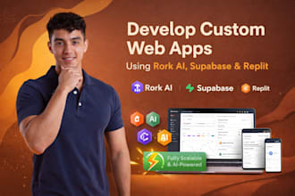 build custom web apps using rork ai, supabase and replit integration