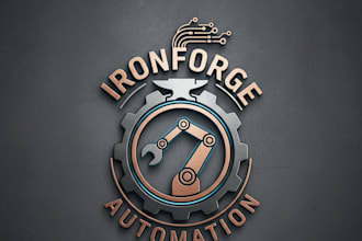 design a professional machine logo for your brand