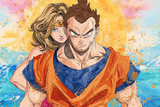 draw your dragon ball z character
