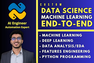 train ml, deep learning, classification, clustering, and regression models