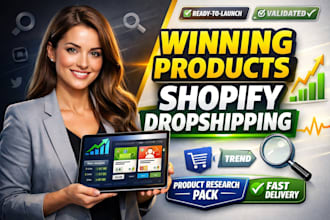do shopify dropshipping product research for winning products