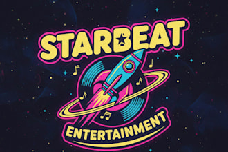 design a trendy and eye catching pop culture logo for your brand