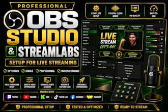 build obs studio and streamlabs setup for twitch youtube and kick