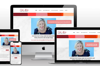 create custom modern website for business or portfolio