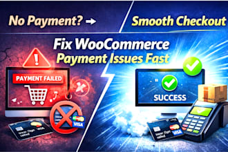 setup woocommerce payment gateway and fix payment issues