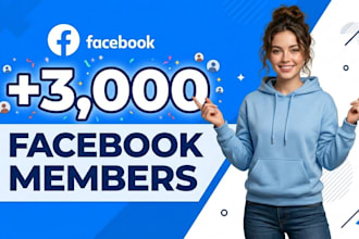 boost your 3,000 facebook members
