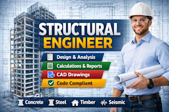 be your structural engineer or analyst and make calculations with drawings