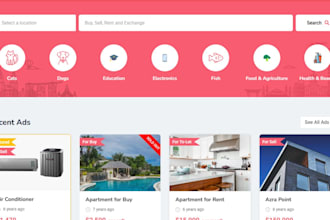 build classified ads and business directory website