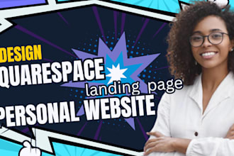 design personal website brands for coaches redesign squarespace landing page