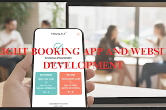 develop flight booking website, hotel booking, airline website, travel website