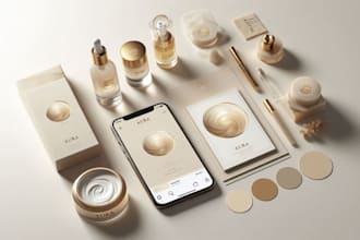 design a complete ai brand identity and logo for your business