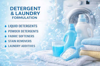 professionally formulate laundry detergent and toiletry soap for your brand