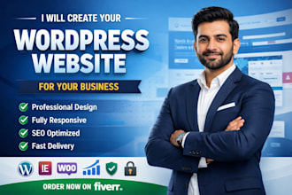 design a clean and simple wordspress website