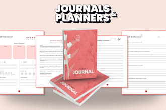 design planners journals and notebooks