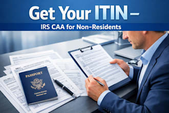 apply, obtain your individual taxpayer numbe as non resident caa direct from irs