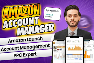 be your amazon account manager and amazon PPC manager