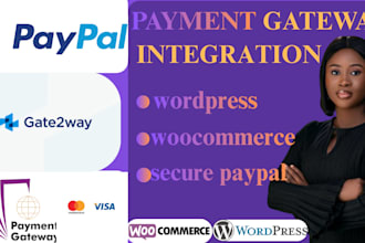 integrate paypal or stripe payment in your wordpress