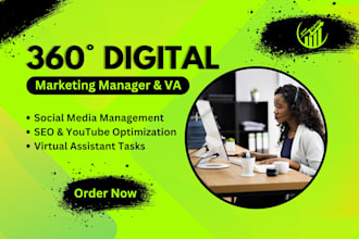 be your professional 360 digital marketing virtual assistant
