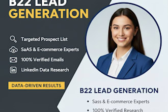 provide accurate b2b lead generation for prospect, saas and ecommerce companies