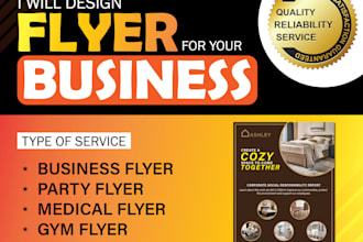 design awesome flyer for your business