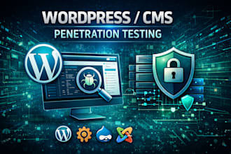 perform professional wordpress or cms penetration testing