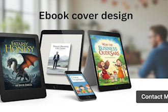 design a custom book cover that reflects your book themes, genre and audience