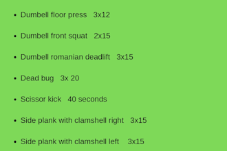 create personalized workout plan for gym or home training
