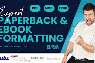 expertly format your manuscript for amazon kdp