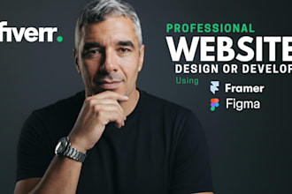 design or develop modern framer website or do figma to framer