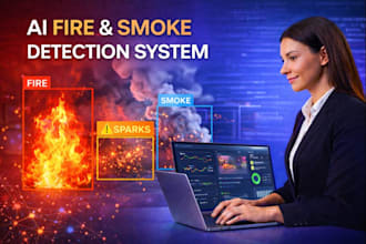 build ai object detection for fire, smoke, flames and sparks