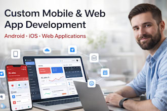 develop flutter mobile apps IOS android ai powered cross platform