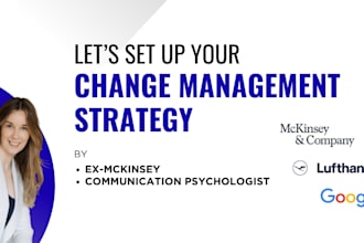 create your change strategy as ex mckinsey