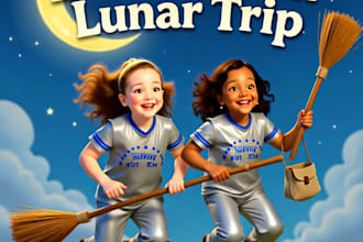 create a personalized story book with kids book illustration
