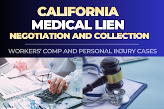 do medical lien negotiation and collection for workers comp and pi california