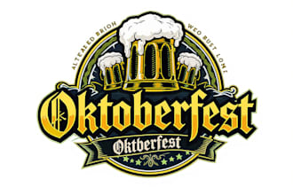 design a unique oktoberfest logo for your festival or business