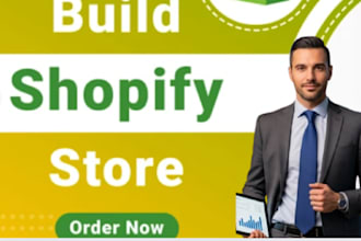 build shopify store or dropshipping ecommerce store