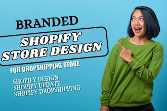 update shopify store design and redesign shopify dropshipping store