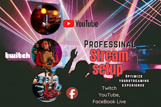 setup streamlab obs for youtube twitch and facebook live