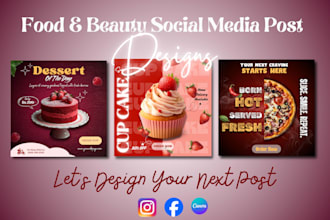 design instagram,facebook posts and ads