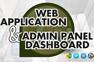 build custom website with admin panel and crm dashboard