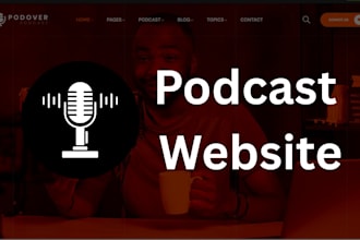 design a professional podcast website on wordpress