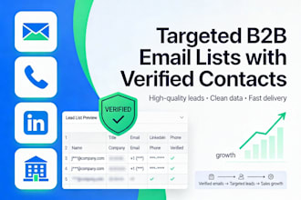 build verified b2b email lists of decision makers