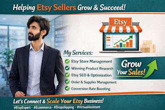 do etsy store SEO and full shop management