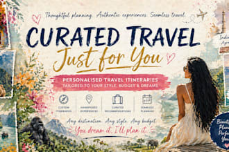 create personalised travel itineraries for any country