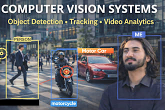 build computer vision systems for object detection and tracking