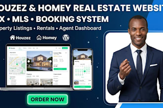 build houzez real estate website with homey idx mls integration in wordpress